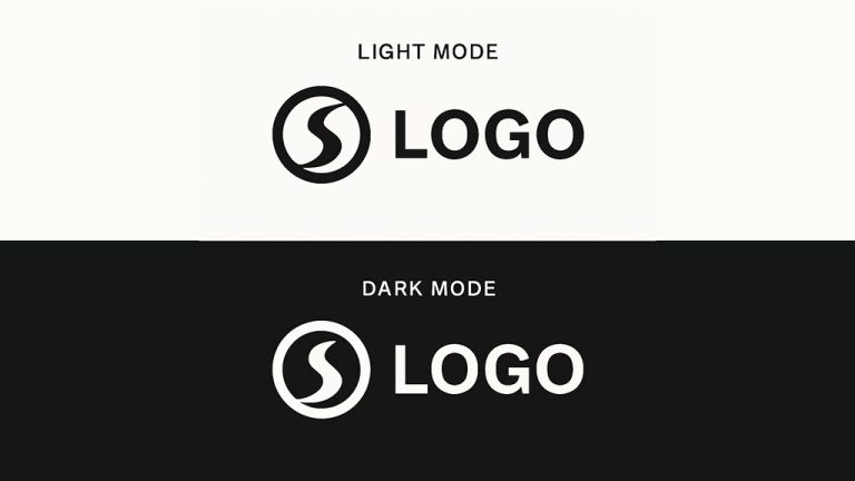 dark mode logo design